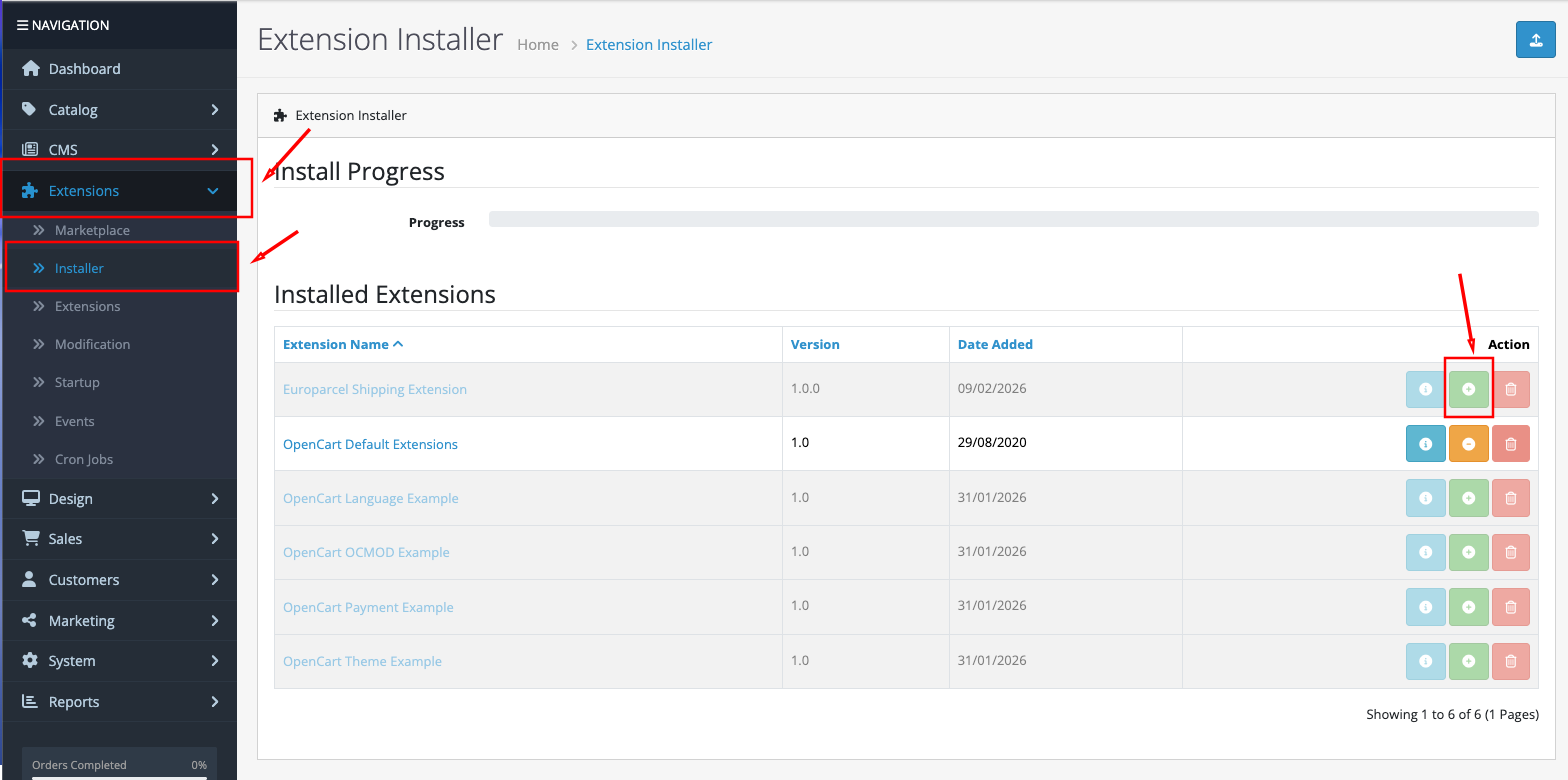 Click Install in Installer